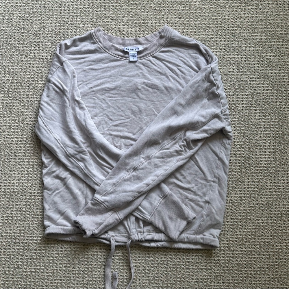Athleta cinch waist sweatshirt